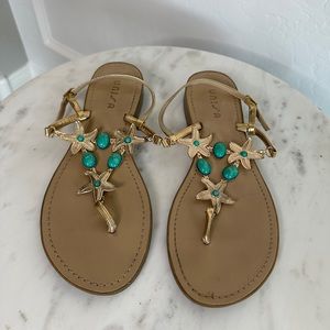 Summer Sandals With Stones